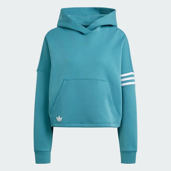 Turkusowy Adicolor Neuclassics Hoodie