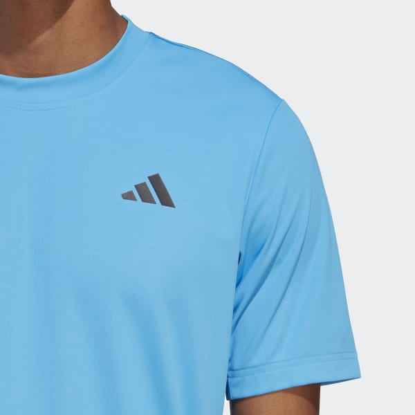 Adidas t shirt mens blue hot sale