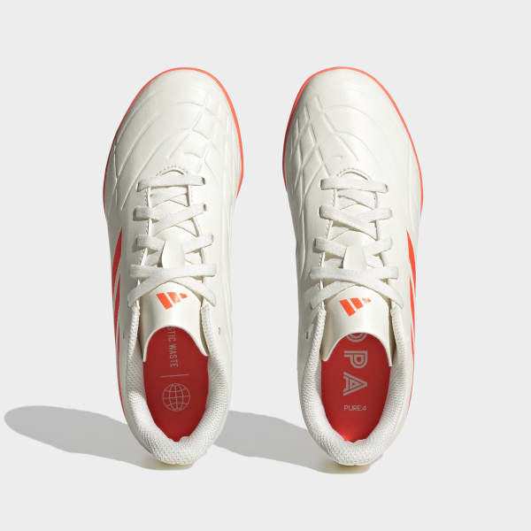 Blanco Botines Copa Pure.4 Pasto Sintético
