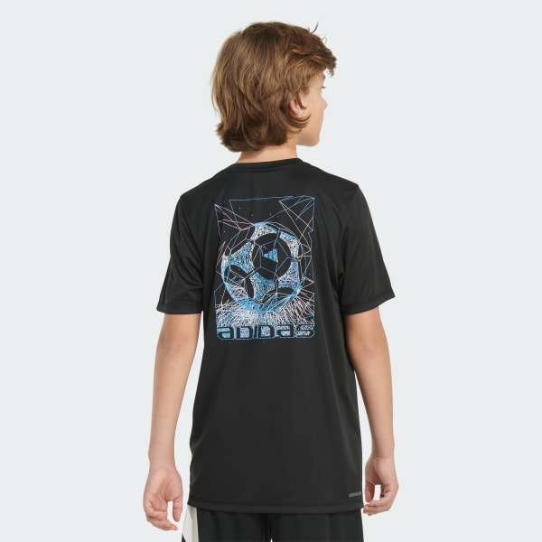 Black adidas Short Sleeve Art of Soccer Tee