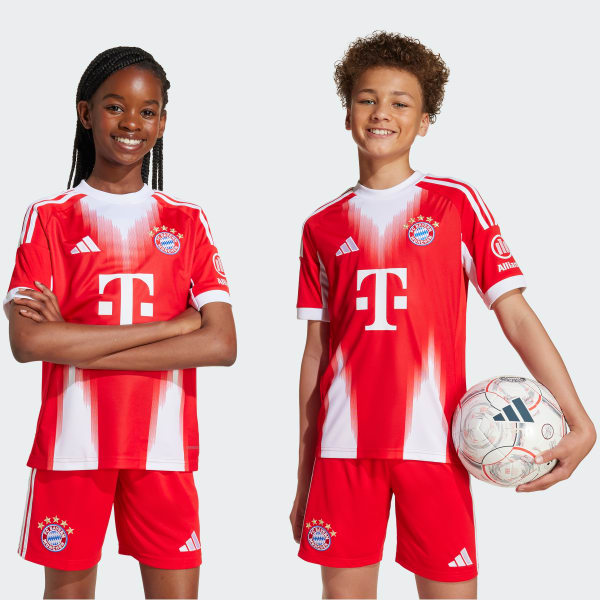 Maillot Domicile FC Bayern Munich 25/26 Enfants Rouge adidas