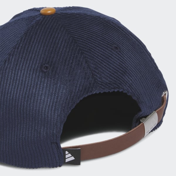 Bla Corduroy Leather Five-Panel Rope Hat