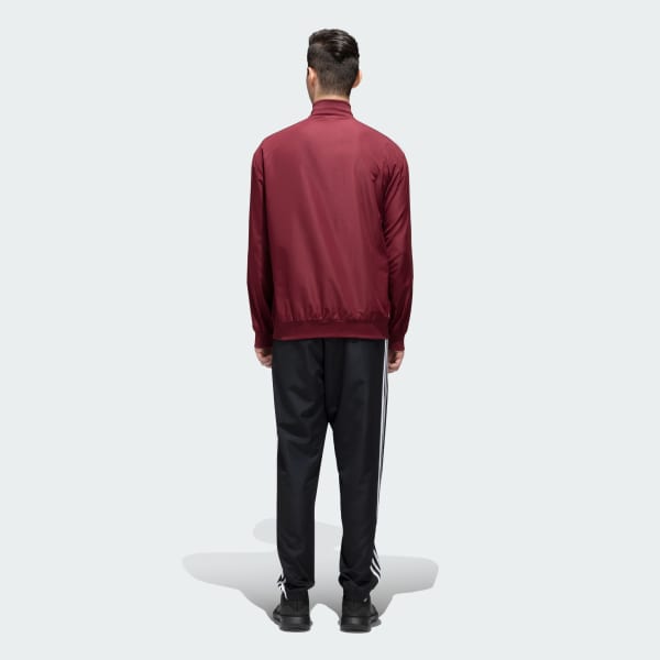 Burgundy adidas sweatsuit shop