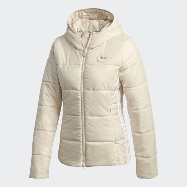 controlador Adelante Desarrollar Anorak slim beige para mujer | adidas España