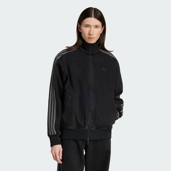 Black Adicolor Denim Firebird Track Top