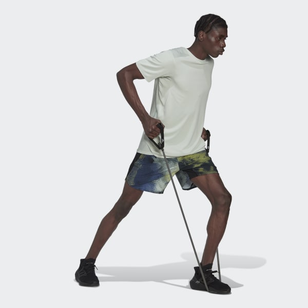Flerfarvet D4T HIIT Allover Print træningsshorts G1937