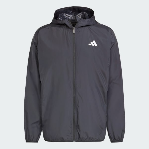 Negro Corta Viento Essentials Big Logo Tejido
