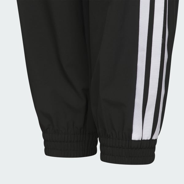 ブラック 軽パン ストレッチジョガーパンツ