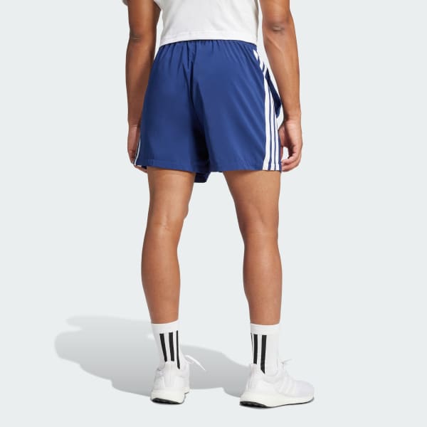 Blue Essentials 3-Stripes Chelsea Shorts 5-Inch