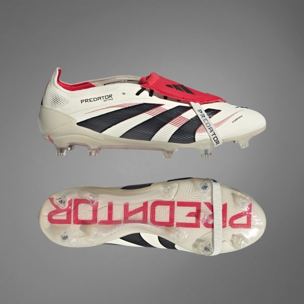 Scarpe da calcio Predator Elite Fold Over Tongue Firm Ground Bianco adidas adidas Italia
