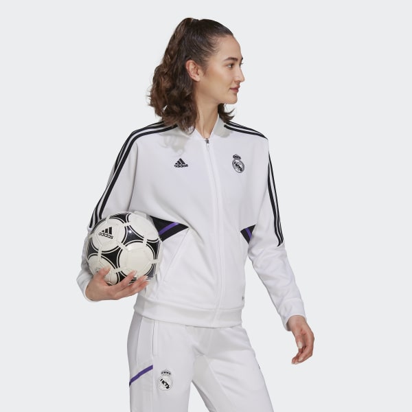 Weiss Real Madrid Condivo 22 Trainingsjacke K6887