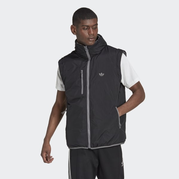 Black adidas RIFTA Down Regen Hooded Puffer Jacket QA530