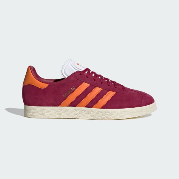 สีแดงเบอร์กันดี รองเท้า adidas AS Roma Bring Back Gazelle