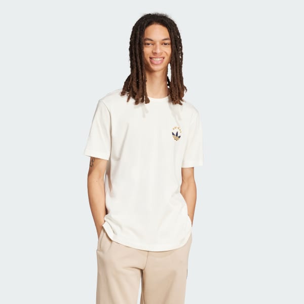 Branco Camiseta Estampada