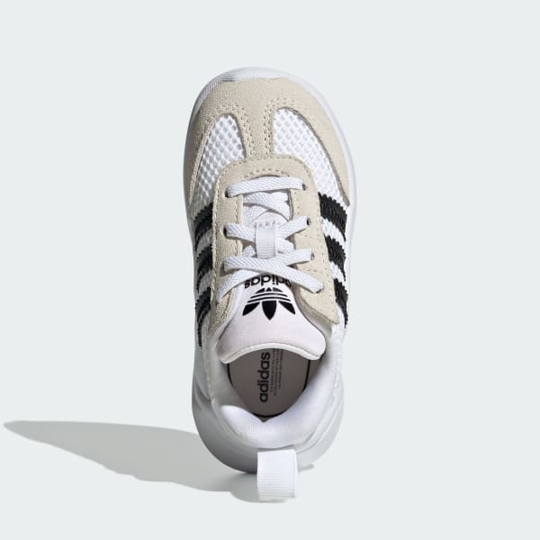 Blanc Chaussure lacets élastiques fermeture confortable Adiform 70s Enfants