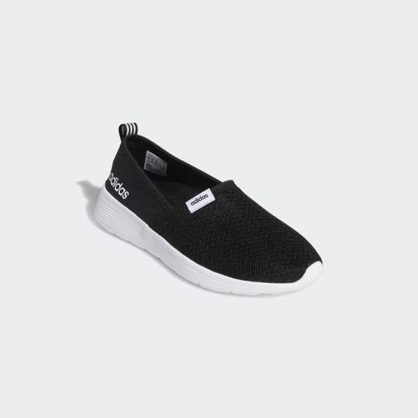 adidas Lite Racer Slip-On Shoes - Black 