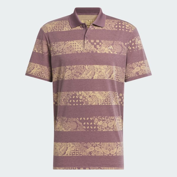 Purple Go-to Printed Polo Shirt