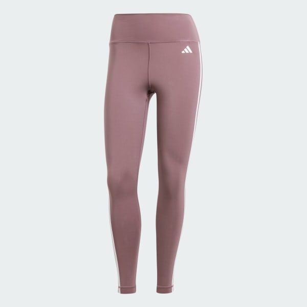 Mau-tim Quần Legging 7/8 Cạp Cao 3 Sọc Train Essentials