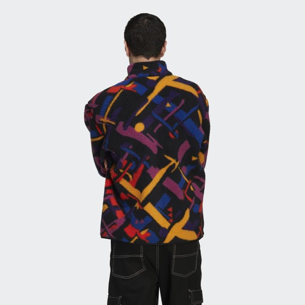 Mehrfarbig Wander Hour Full-Zip Printed Fleece Jacket EKL13