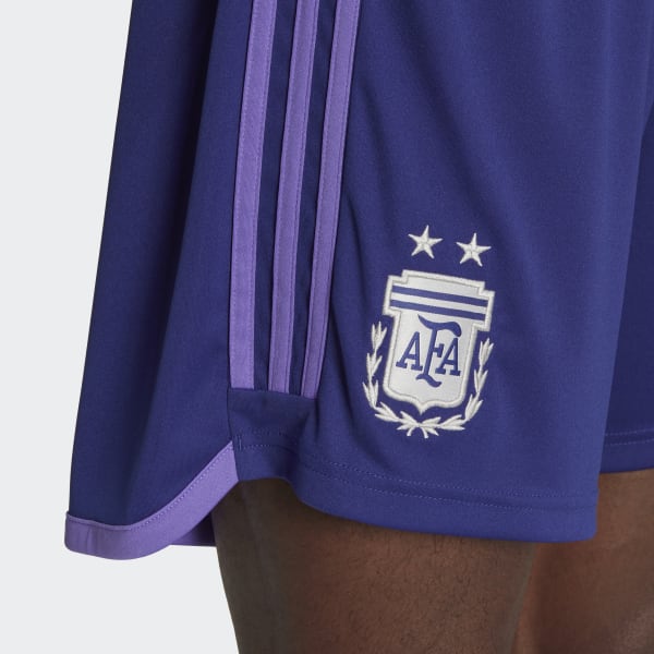 Azul Shorts Uniforme de Visitante Argentina 22 V8794