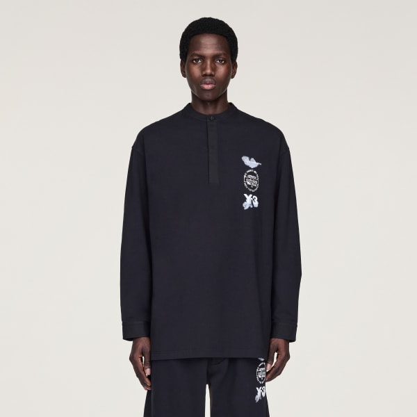 cierna Polokošeľa Y-3 Long Sleeve
