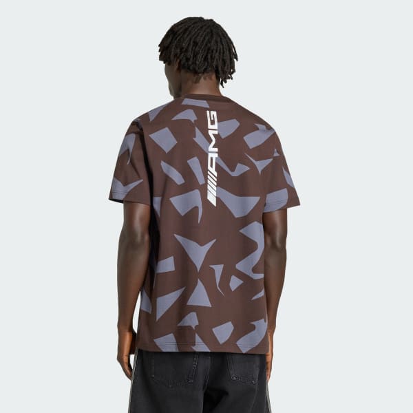 Brown AMG CAMO SHORT SLEEVE T-Shirt