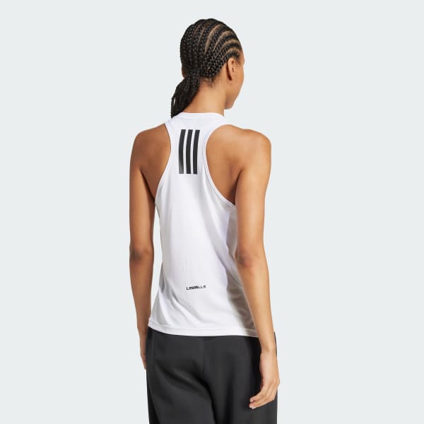 White Les Mills Graphic Tank Top