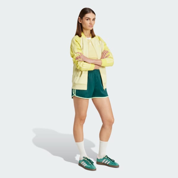 Grun Adicolor 3-Streifen Sprinter Shorts