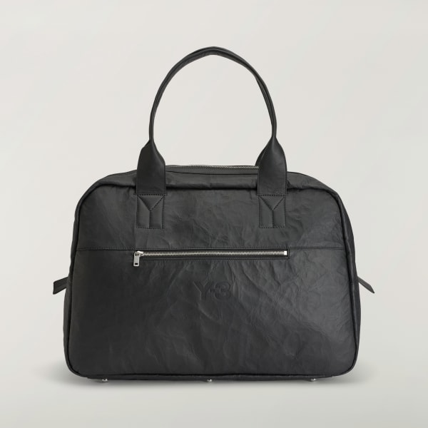 ブラック Y-3 LEATHER WEEKENDER