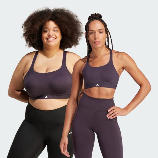 Morado Top Deportivo TLRD Impact Luxe Training Soporte Alto