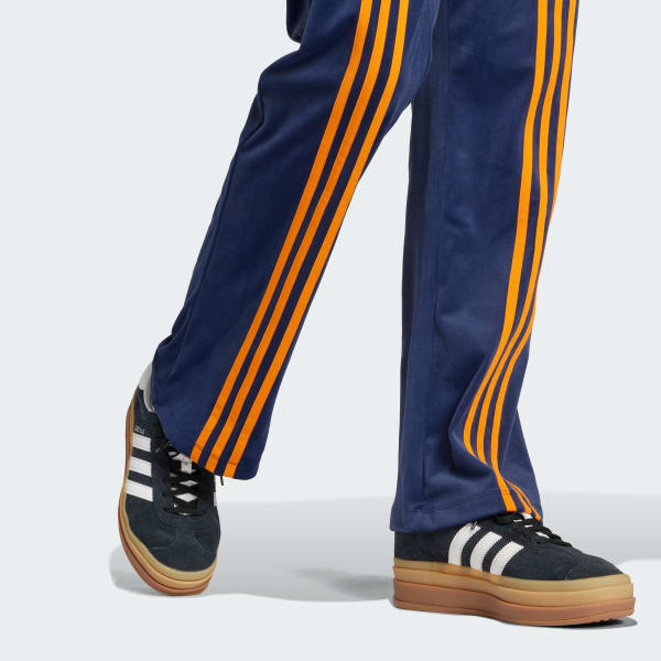 Velvet adidas track pants on sale