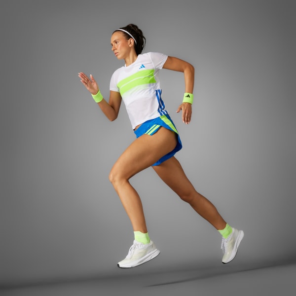 Mau-xanh-da-troi Quần Short Chạy Bộ Adizero Retro