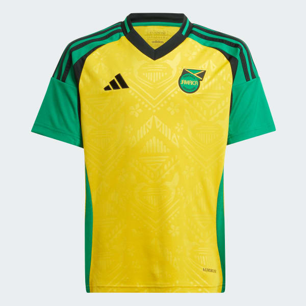 Amarillo Camiseta Local Jamaica 24 Niños