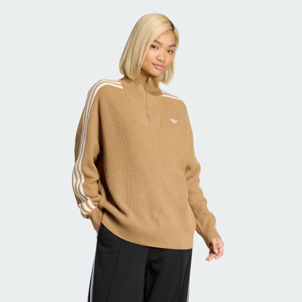 Cafe SUDADERA adidas ORIGINALS CON CUELLO ALTO Y CIERRE CORTO