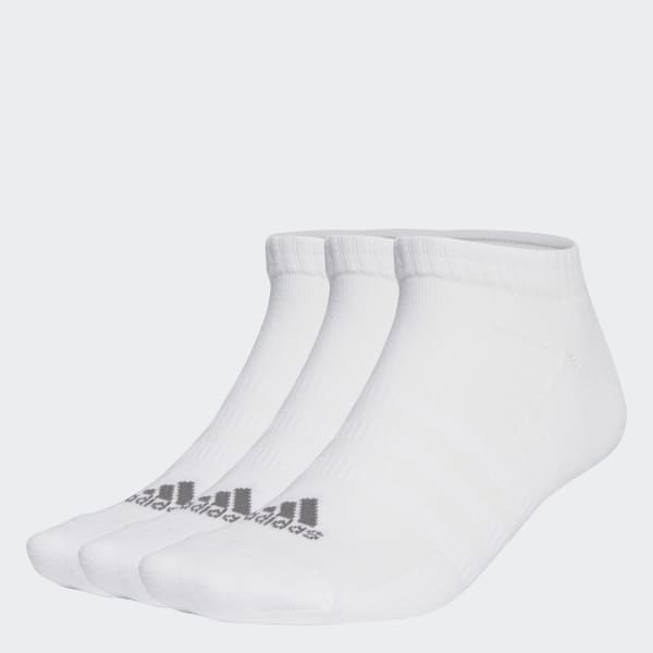 Pack of 2 pairs of ballerina socks in cotton mix, black + white, Adidas  Performance