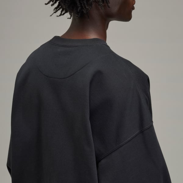 adidas Y-3 French Terry Crew Sweater - Black | Free Shipping adidas Y-3 French Terry Crew Sweater - Black | Free Shipping