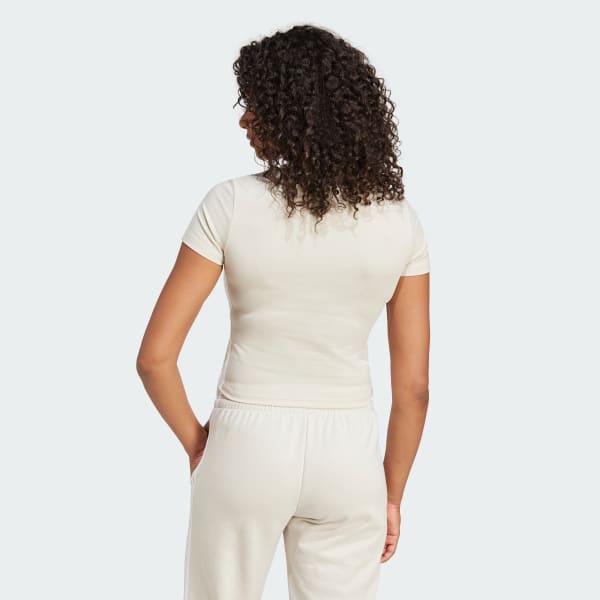 Beige Polera Essentials 3 Tiras Slim Baby