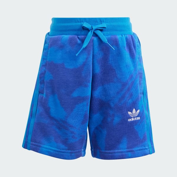 Azul Conjunto de Verano de Playera Corta Estampada