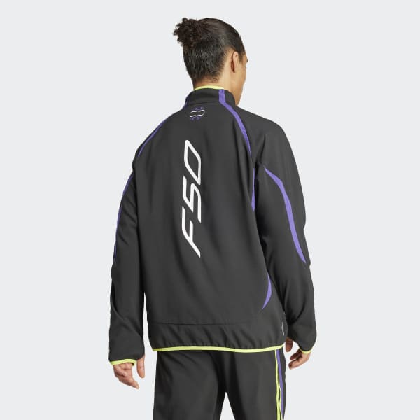 アディダス adidas F50 ウーブンジャケット Lサイズ　セットアップ アディダス サッカー F50 ウーブンジャケット サイズL - メルカリ
