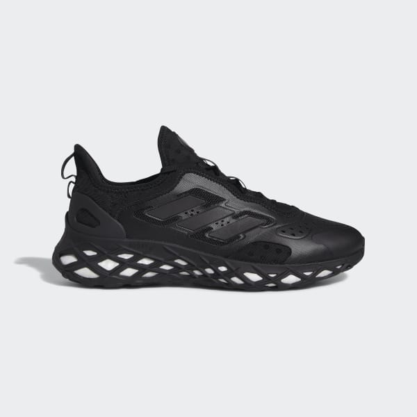 Black Web BOOST Running Sportswear Lifestyle Shoes