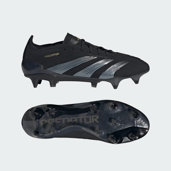 Black Predator Elite Soft Ground Boots