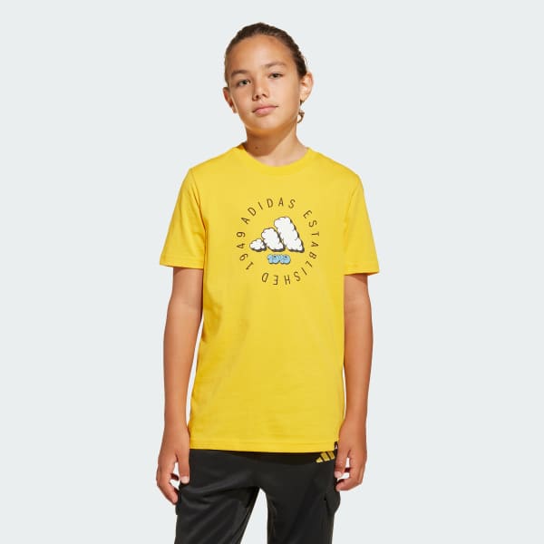 Yellow Fun Graphic Tee Kids
