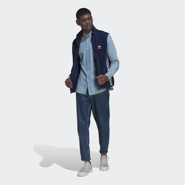 Azul Adicolor 3-Stripes Fleece Vest CZ783