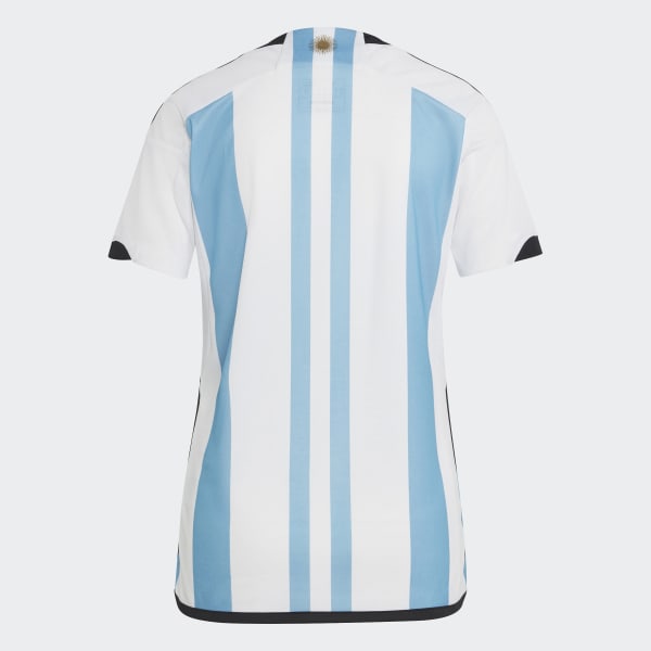 White Argentina 22 Winners Home Jersey Women