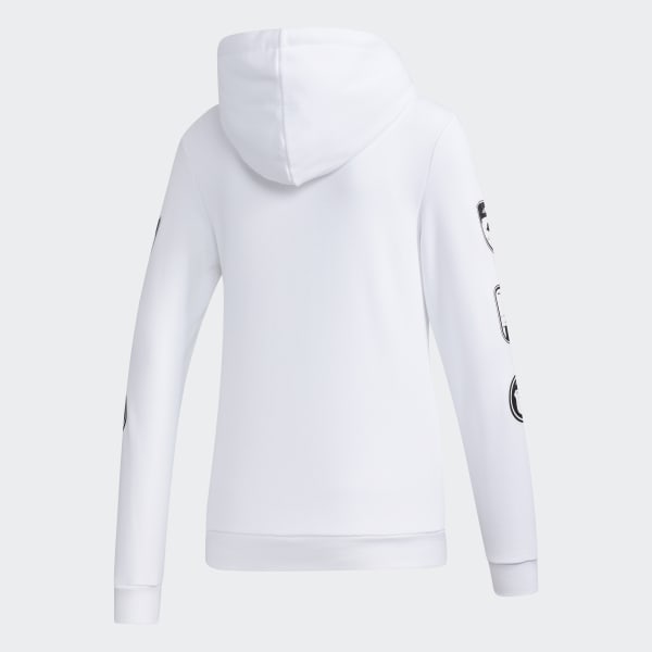 girls white moletom com capuz