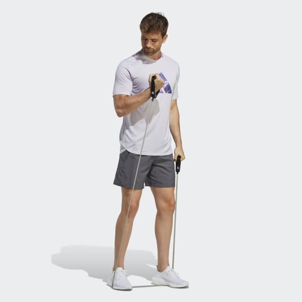 สีม่วง เสื้อยืดเทรนนิง Designed for Movement HIIT