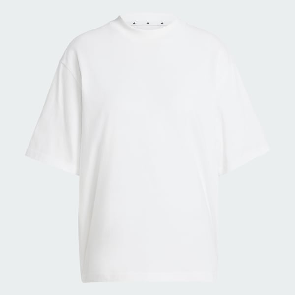 Bianco T-shirt Essentials Contemporary Logo Boyfriend