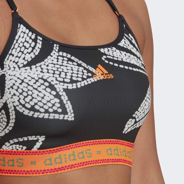 zwart FARM Rio Light-Support Bra (Plus Size) VT364