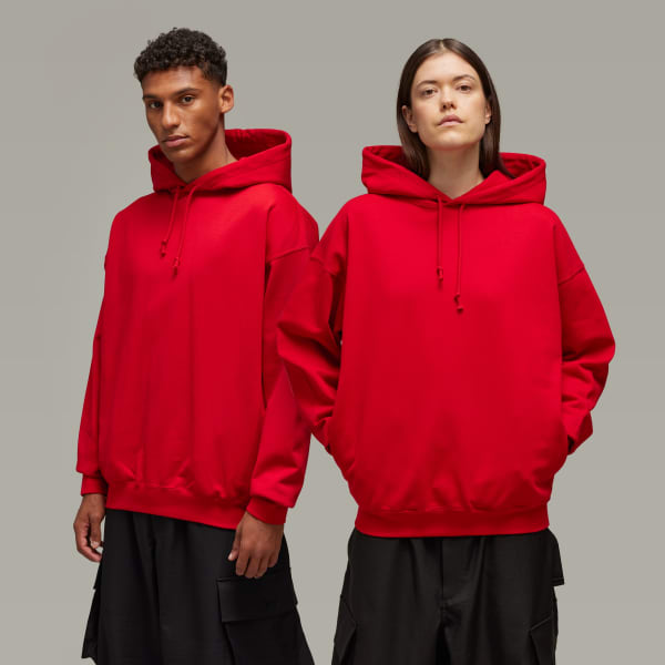 レッド Y-3 GRAPHIC HOODIE