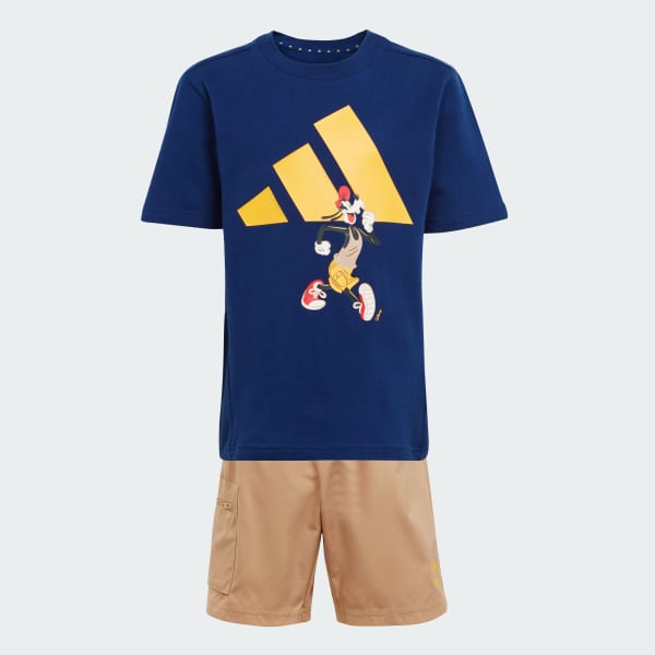 Blue ADIDAS DISNEY MICKEY MOUSE T-SHIRT SET